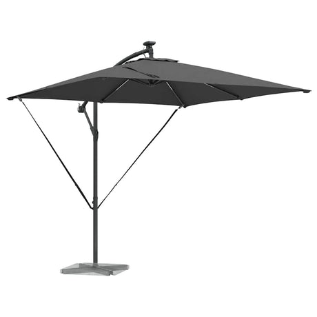 Vidaxl cantilever banana parasol antraciet 249 x 249 x 250 cm