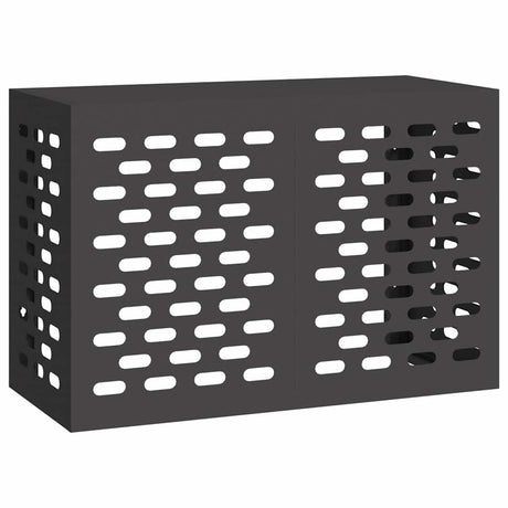 Vidaxl airconditioner hoes zwart 90 x 40 x 60 cm staal