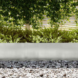 Vidaxl tuinrand 10 pcs zilver 100 x 0.05 x 20 cm roestvrij staal