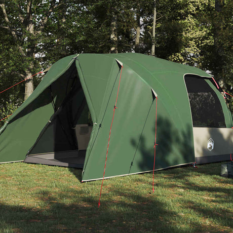 Vidaxl koepeltent met afneembare regenhoes groen 455 x 252 x 178 cm