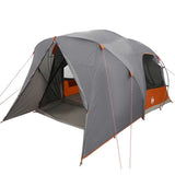 Vidaxl koepeltent met dak grijs en oranje 500 x 314 x 206 cm