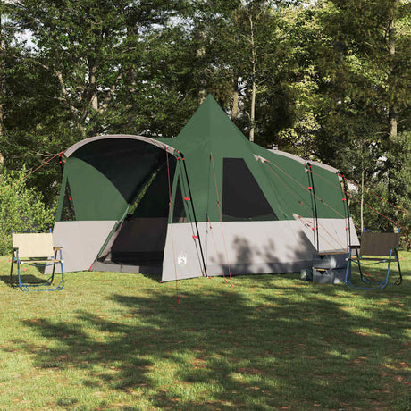 Vidaxl teepee tent met dak met opslag groen 720 x 465 x 295 cm