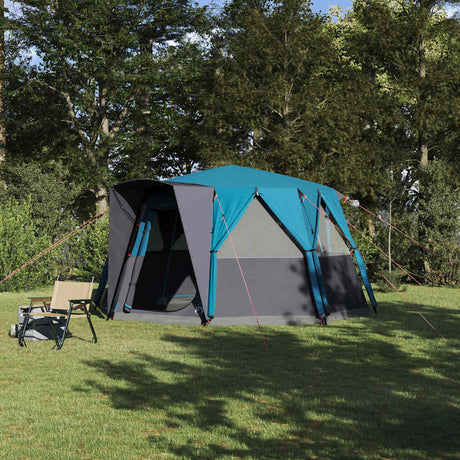 Vidaxl huisje tent met dak met opslag blauw 425 x 396 x 222 cm