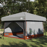 Vidaxl binnentent met dak grijs en oranje 300 x 300 x 250 cm