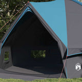 Vidaxl teepee tent met dak blauw en grijs 490 x 410 x 210 cm