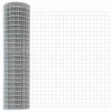 Vidaxl euro hek 1 x 10 m pvc-gecoat ijzer