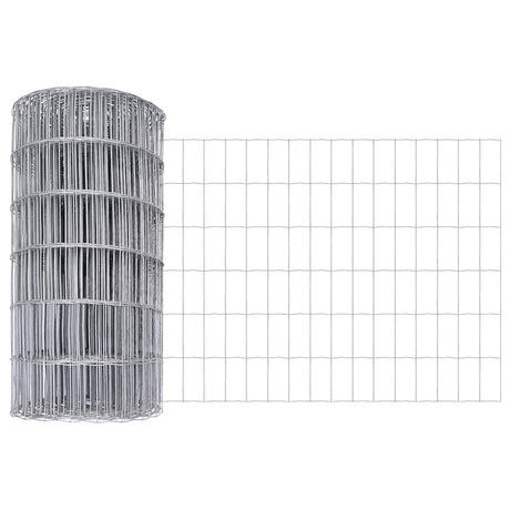 Vidaxl euro hek 0,4 x 10 m pvc-gecoat ijzer