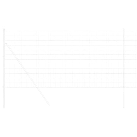 Vidaxl euro hek 1,2 x 10 m pvc-gecoat ijzer