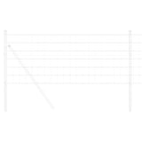 Vidaxl euro hek 0,4 x 10 m pvc-gecoat ijzer