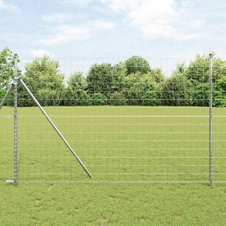 Vidaxl euro hek 1,5 x 10 m pvc-gecoat ijzer