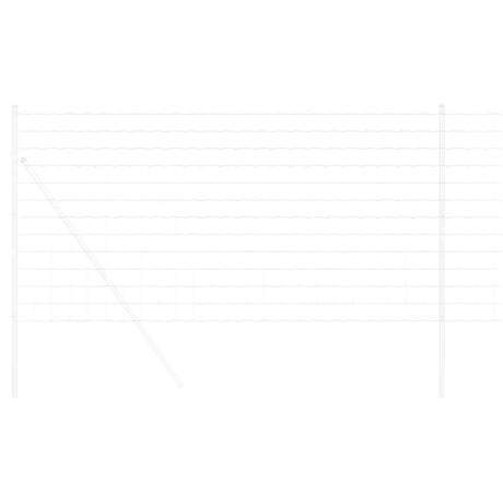 Vidaxl euro hek 1,2 x 10 m pvc-gecoat ijzer