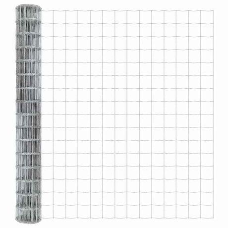 Vidaxl euro hek 1,6 x 10 m pvc-gecoat ijzer