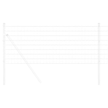 Vidaxl euro hek 0,4 x 25 m pvc-gecoat ijzer