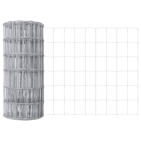 Vidaxl euro hek 0,6 x 50 m pvc-gecoat ijzer