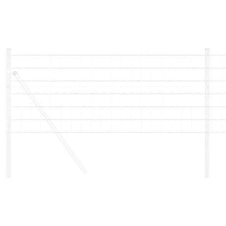 Vidaxl euro hek 0,6 x 50 m pvc-gecoat ijzer