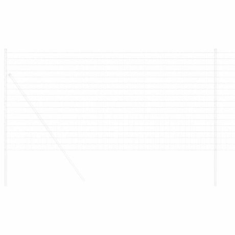 Vidaxl euro hek 1 x 25 m pvc-gecoat ijzer