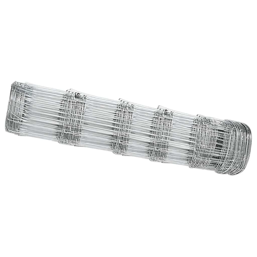 Vidaxl weidehekwerk zilver 100 x 0,8 m gegalvaniseerd staal