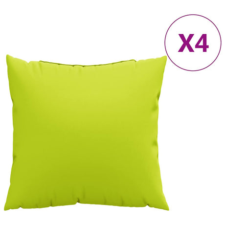 Vidaxl bankkussens 4 stuks felgroen 60x60 cm stof