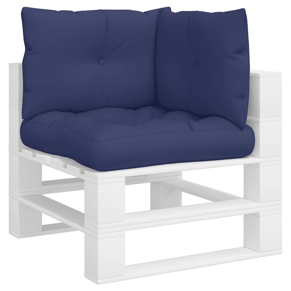 Vidaxl palletkussens 3 st oxford stof marineblauw