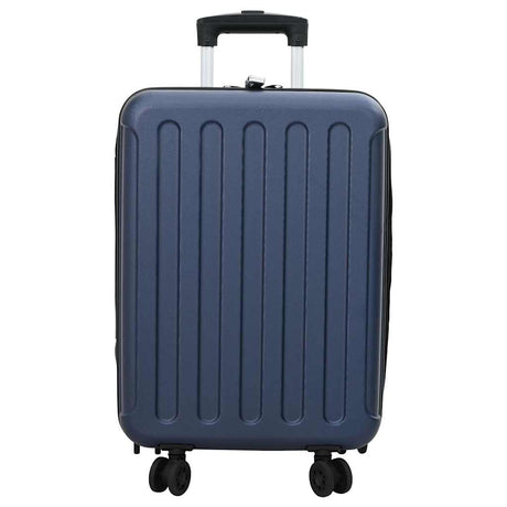 Vidaxl koffer met slot donkerblauw 34 x 23 x 55.5 cm abs kunststof