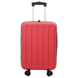 Vidaxl koffer met slot rood 34 x 23 x 55.5 cm abs kunststof