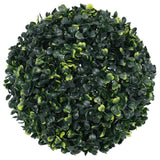 Vidaxl kunstbuxusballen met led-verlichting 2 st 45 cm groen