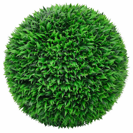 Vidaxl kunstbuxusballen met led-verlichting 2 st 55 cm groen