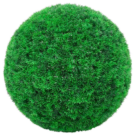 Vidaxl kunstbuxusballen met led-verlichting 2 st 52 cm groen
