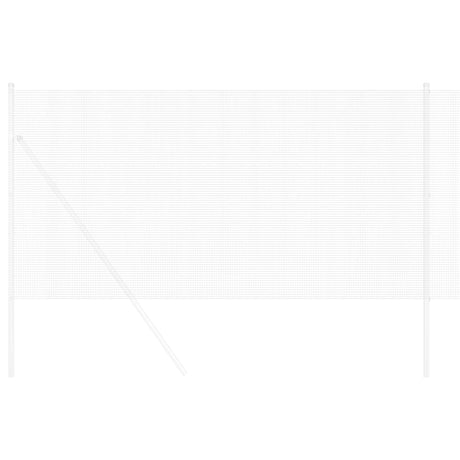 Vidaxl gelaste draadhek zilver 0.6 x 100 m