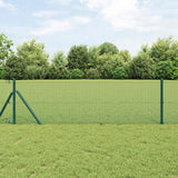 Vidaxl gelaste draadhek groen 0.6 x 25 m