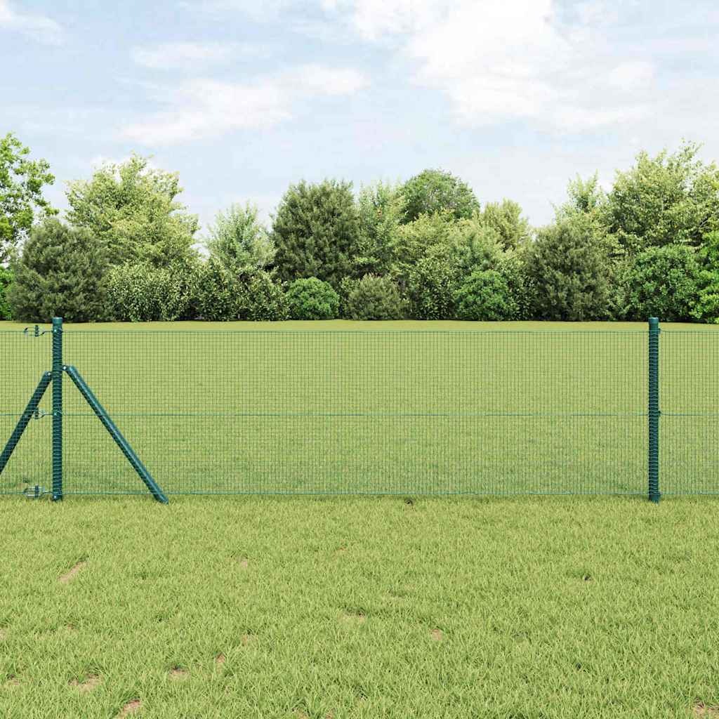 Vidaxl gelaste draadhek groen 1.5 x 50 m