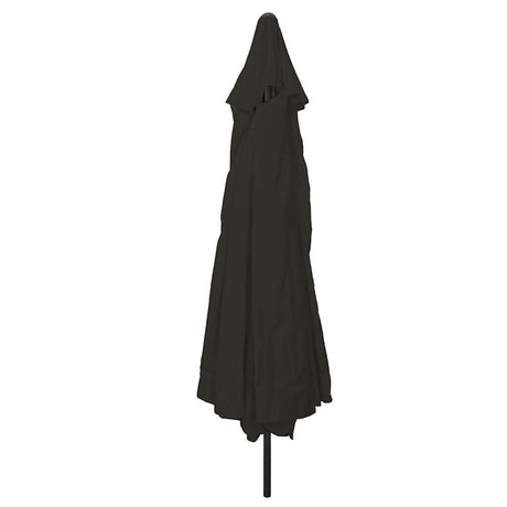 Vidaxl tuinparasol zwart 395 x 395 x 245 cm polyester en staal