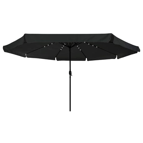 Vidaxl tuinparasol zwart 395 x 395 x 245 cm polyester