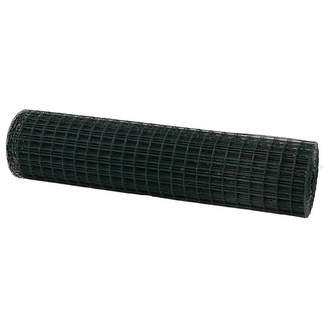 Vidaxl euro hek groen 1,4 x 10 m pvc-gecoat ijzer