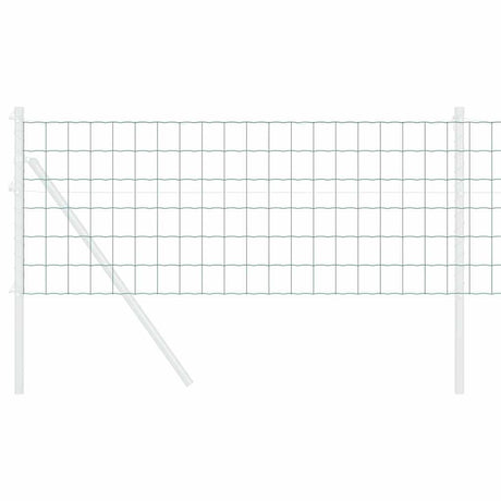 Vidaxl euro hek groen 0,6 x 10 m pvc-gecoat ijzer