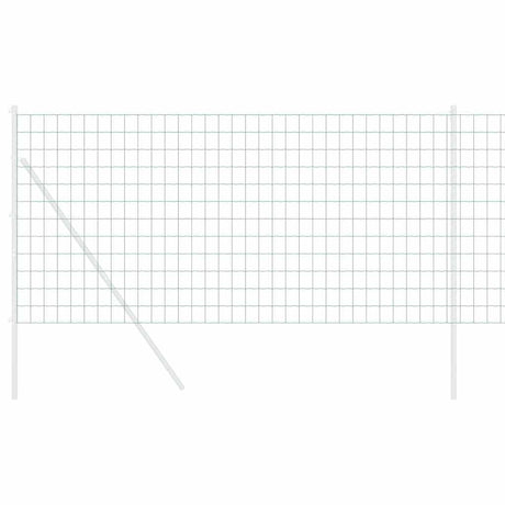 Vidaxl euro hek groen 1 x 10 m pvc-gecoat ijzer