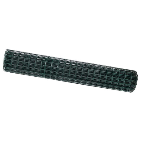 Vidaxl euro hek groen 1,6 x 10 m pvc-gecoat ijzer