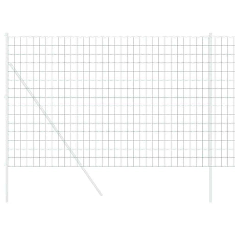 Vidaxl euro hek groen 1,6 x 10 m pvc-gecoat ijzer