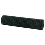 Vidaxl euro hek groen 1,2 x 25 m pvc-gecoat ijzer