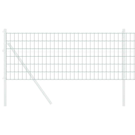 Vidaxl euro hek groen 0,4 x 25 m pvc-gecoat ijzer