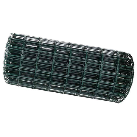 Vidaxl euro hek groen 0,6 x 50 m pvc-gecoat ijzer