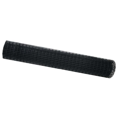 Vidaxl euro hek grijs 1,6 x 10 m pvc-gecoat ijzer