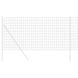 Vidaxl euro hek grijs 1 x 10 m pvc-gecoat ijzer