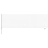 Vidaxl hek met paal zilver 0,8 x 10 m staal