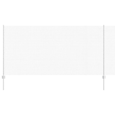 Vidaxl hek met paal zilver 1,2 x 10 m staal