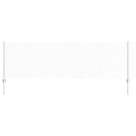 Vidaxl hek met paal zilver 0,8 x 10 m staal