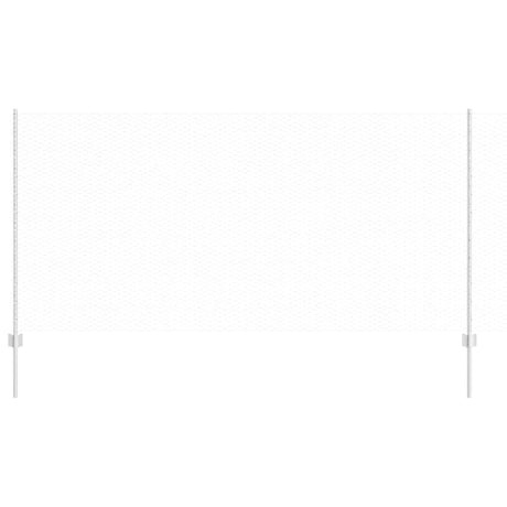 Vidaxl hek met paal zilver 1,2 x 10 m staal