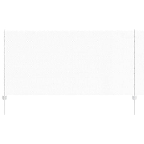 Vidaxl hek met paal zilver 1,2 x 25 m staal