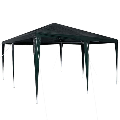 Vidaxl partytent groen 400 x 400 x 266 cm polyethyleen en staal