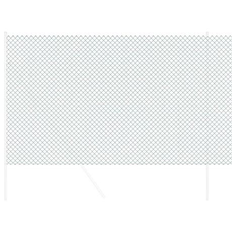 Vidaxl kettenschakelhek groen 10 x 1,5 m staal